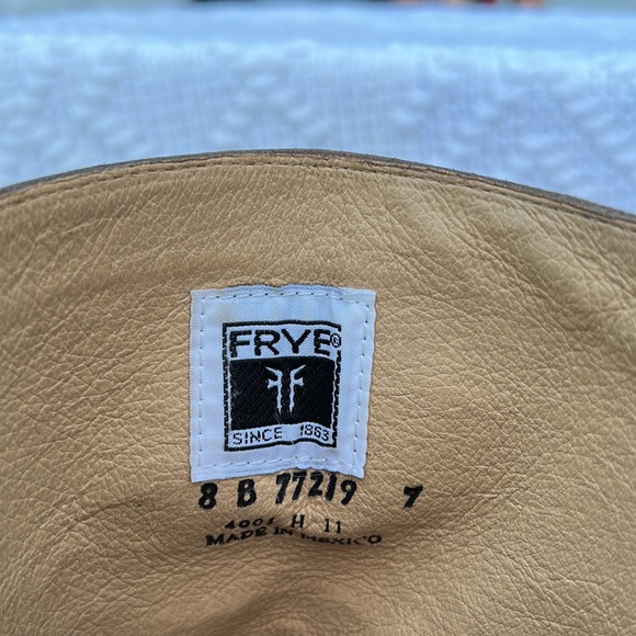 Women’s Frye Jane Stitch Oiled Suede Leather Boots sz 8 - Picture 14 of 14